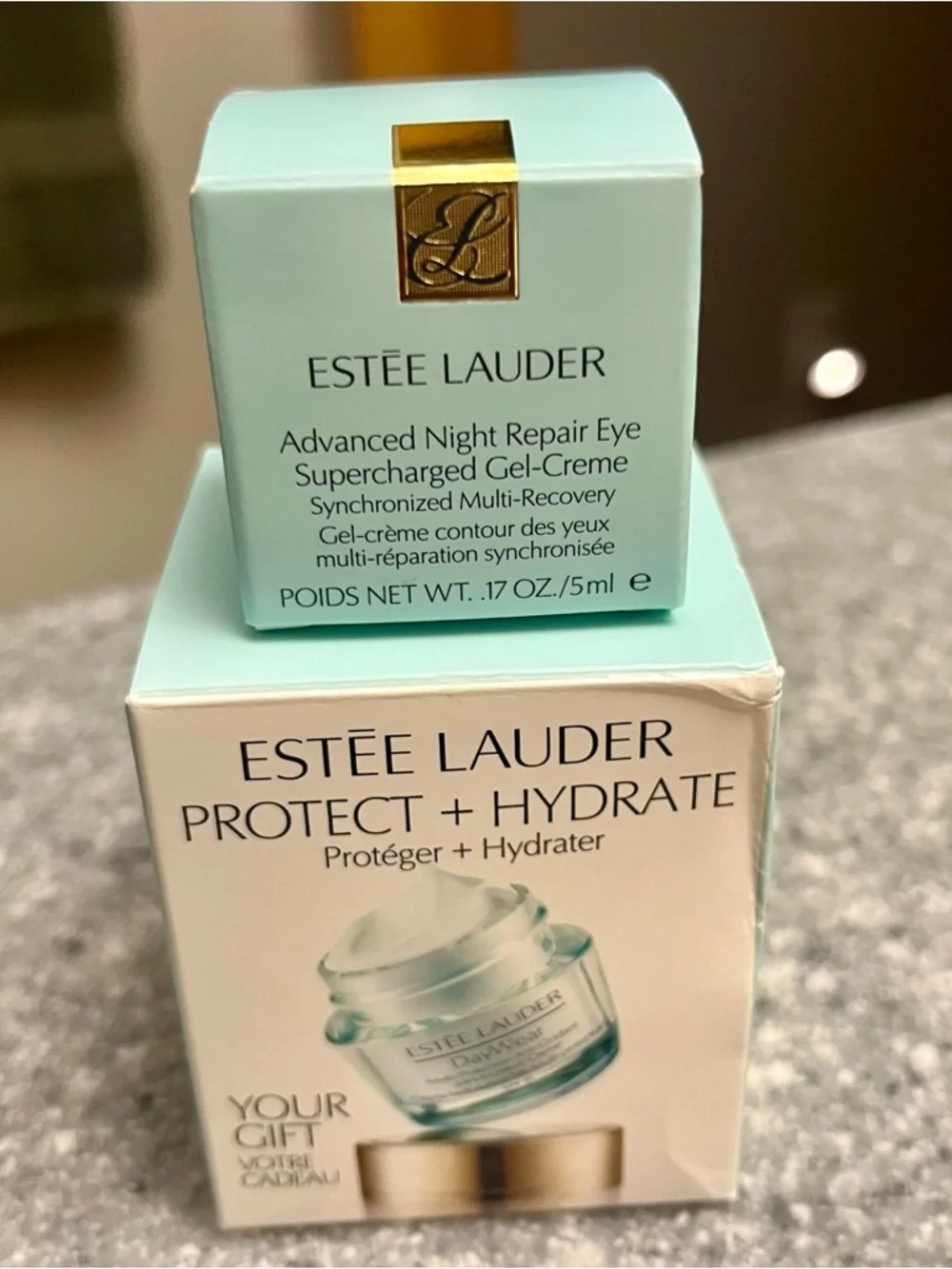 Estee Lauder Skincare Set - Pink, Gold, Aqua, Black - Picture 3 of 4